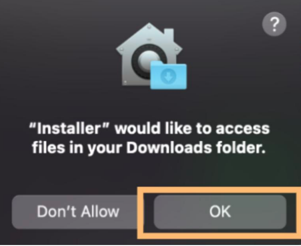 accept screen