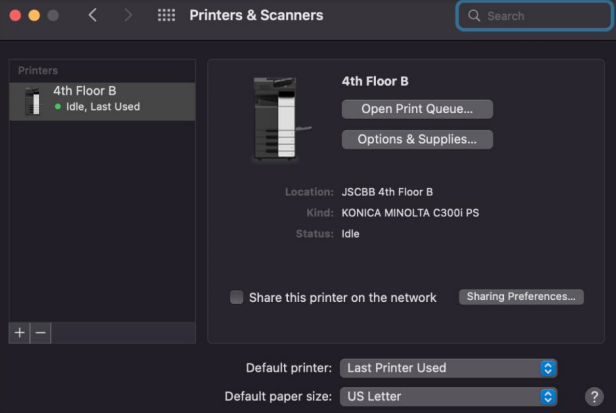 printers and Scanners