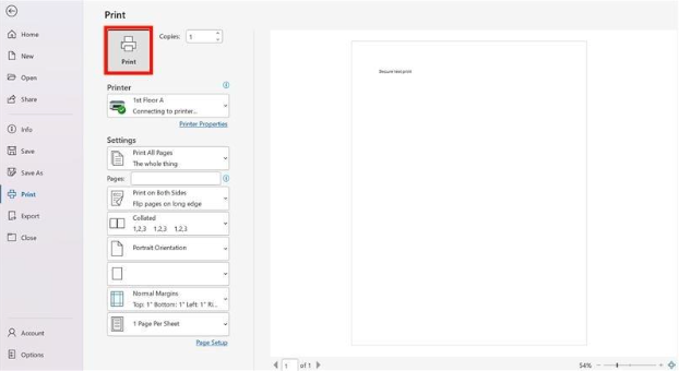 Secure Print windows