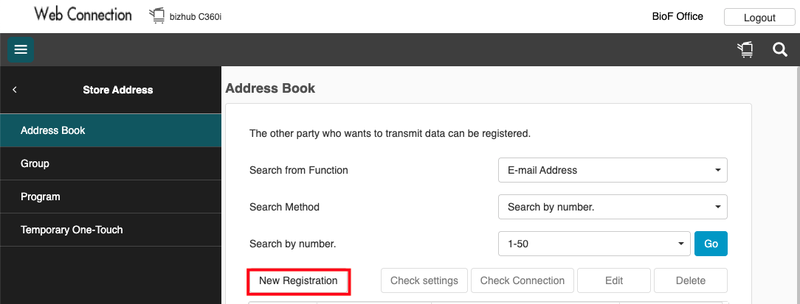 new registration